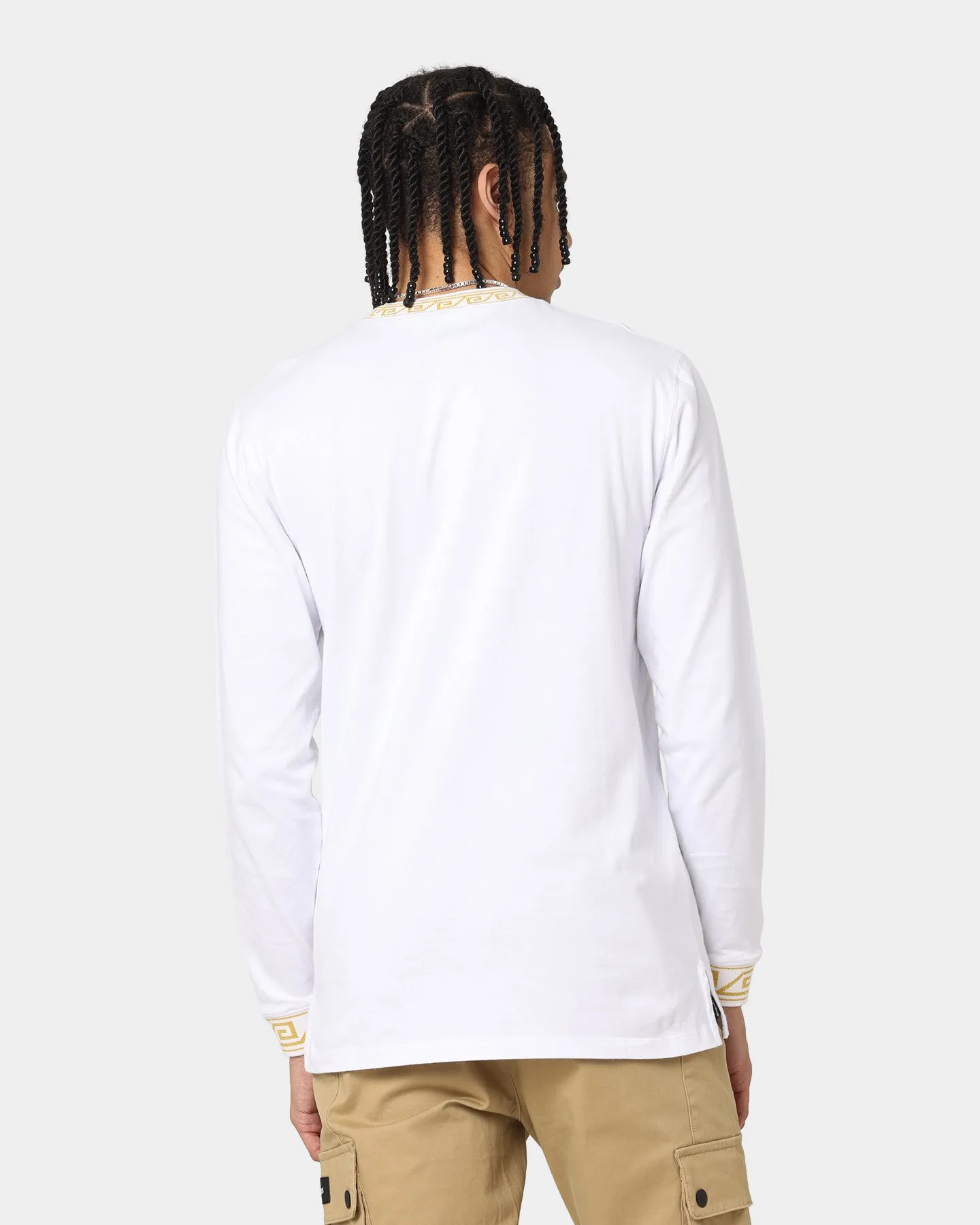 Last Kings Territorial Rib Long Sleeve T-Shirt White sold by Culture Kings product image thumbnail 4