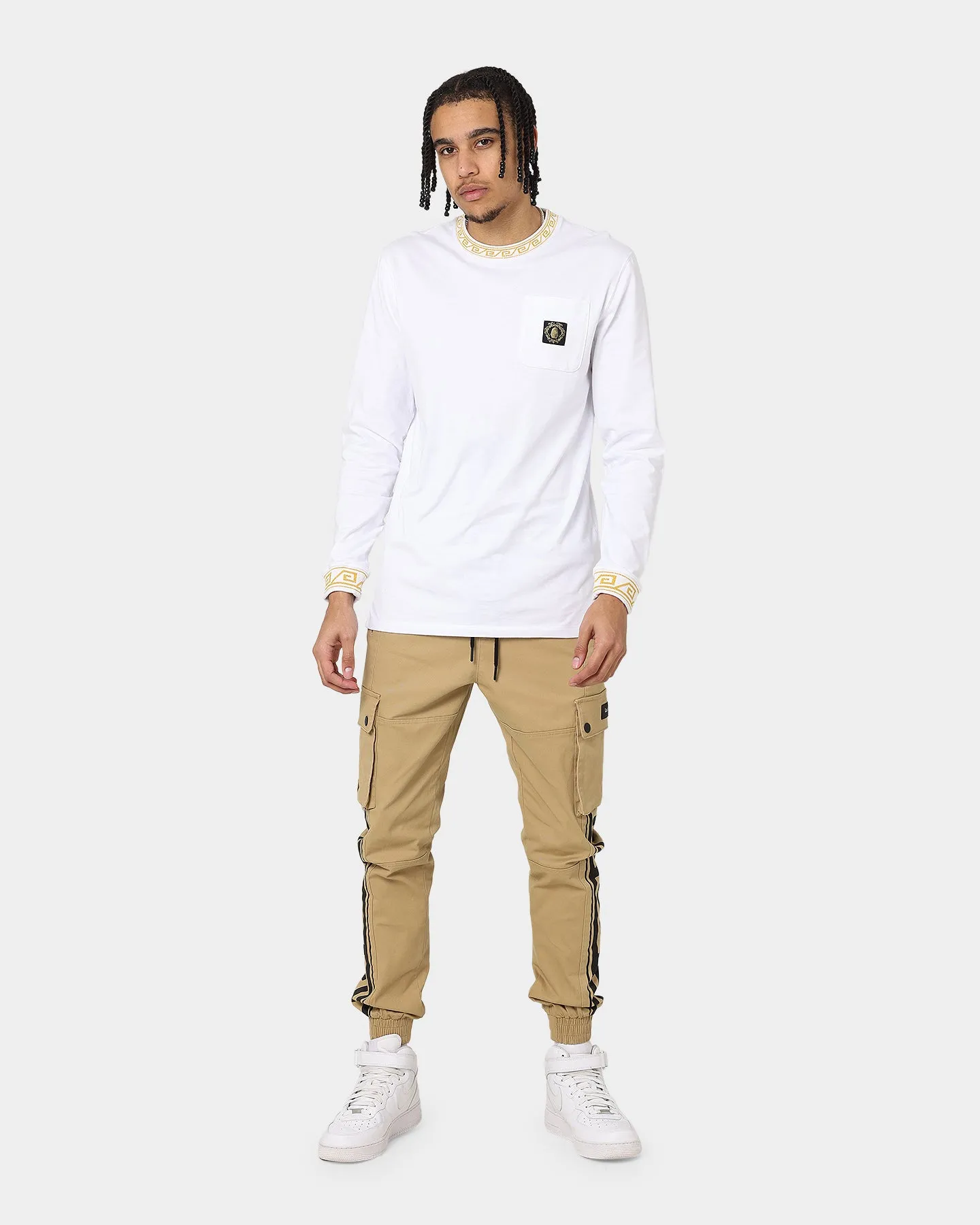 Last Kings Territorial Rib Long Sleeve T-Shirt White sold by Culture Kings product image thumbnail 2