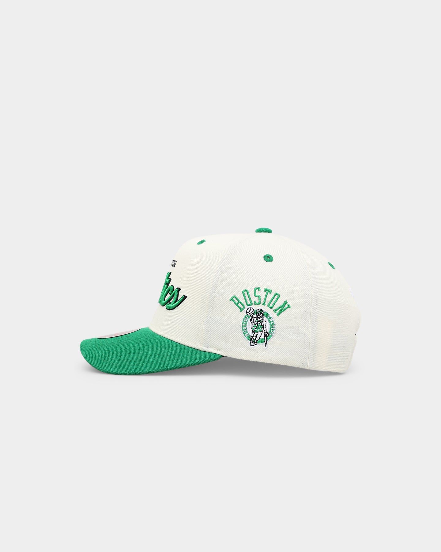 Mitchell & Ness Boston Celtics Team Script OG Snapback Cream White sold by Culture Kings product image thumbnail 4