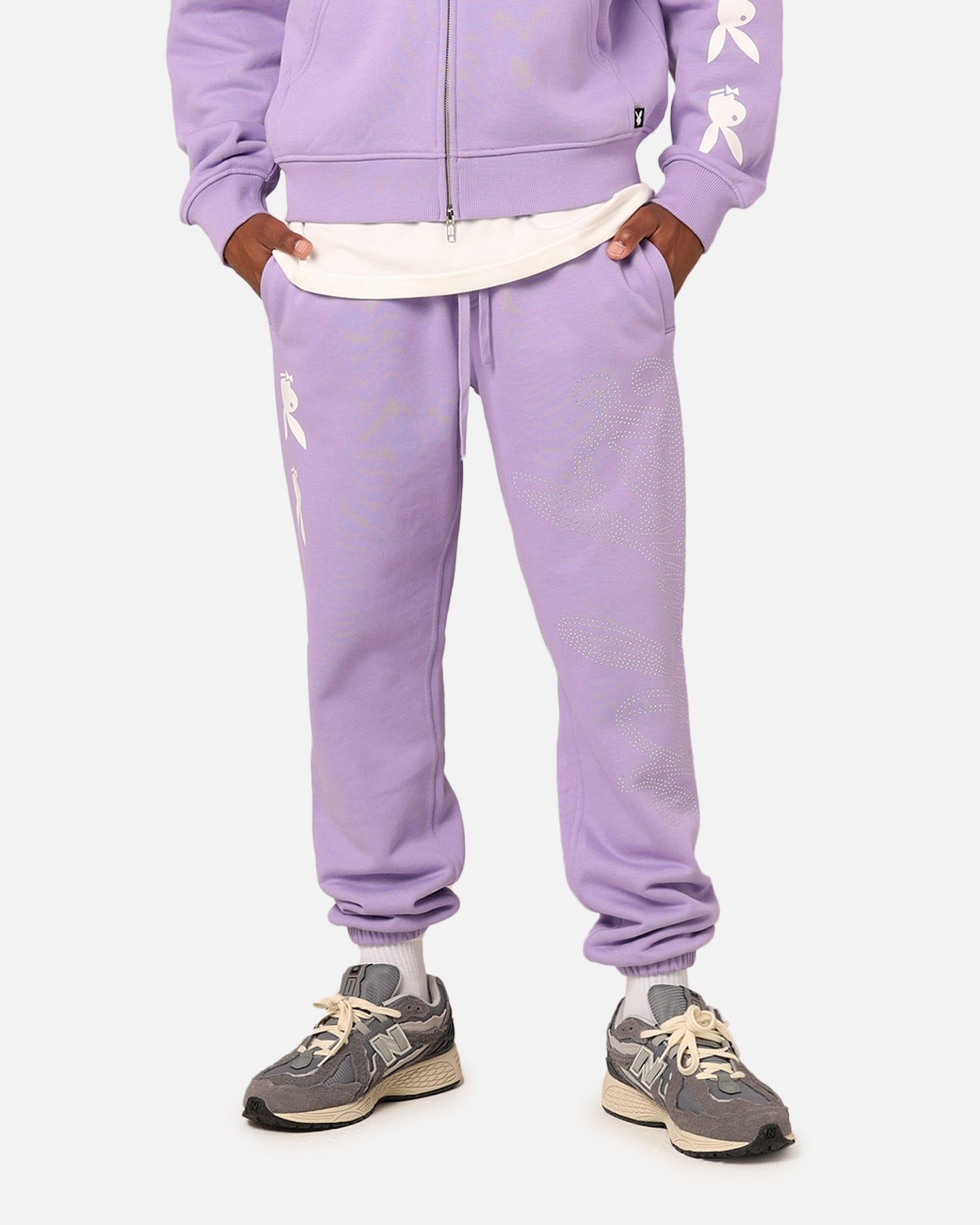 Playboy By Culture Kings Shyne Track Pants Purple sold by Culture Kings