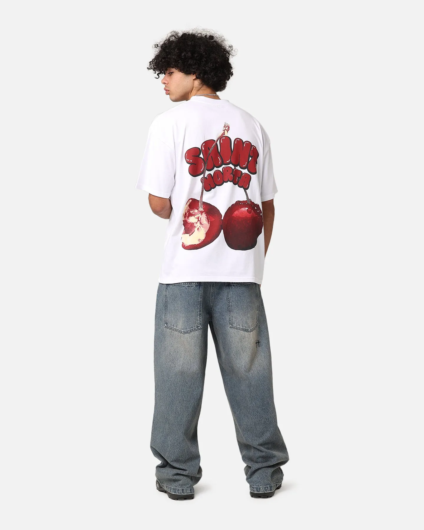Saint Morta Cherry Temptation T-Shirt White sold by Culture Kings product image thumbnail 3
