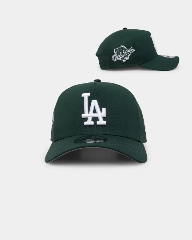 New Era Los Angeles Dodgers 9FORTY A-Frame Snapback Dark Green sold by Culture Kings