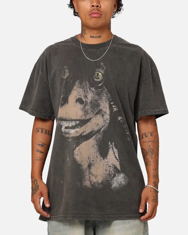Star Wars Jar Jar Binks Heavyweight T-Shirt Black Wash sold by Culture Kings