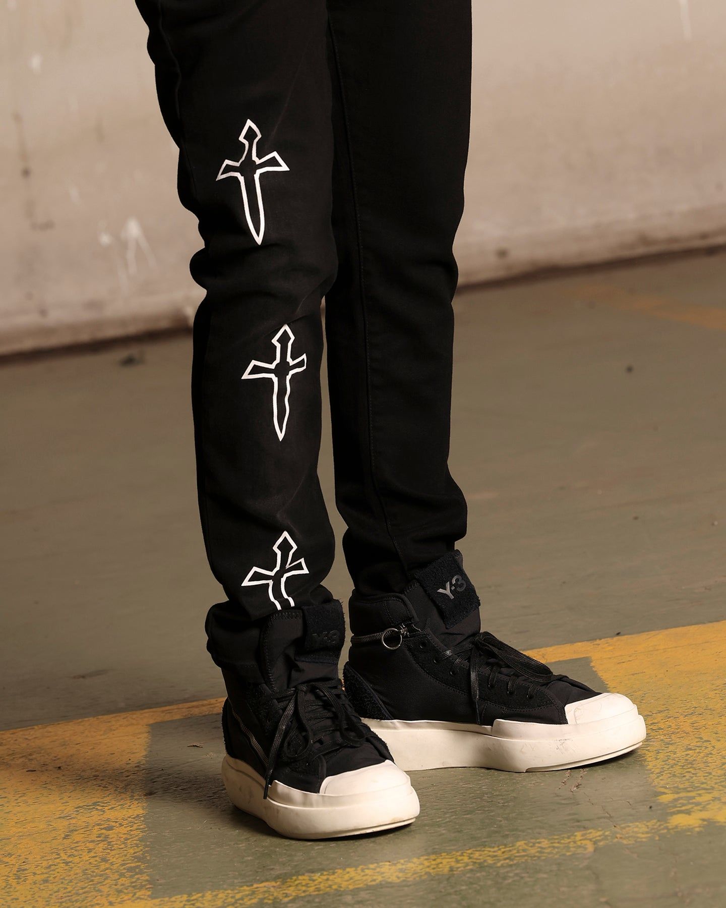 Saint Morta Daggers Skinny Jeans Black sold by Culture Kings product image thumbnail 5