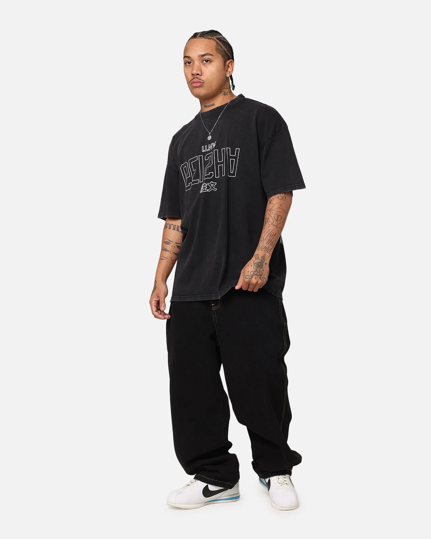 The Anti Order Geisha T-Shirt Black Acidwash sold by Culture Kings product image thumbnail 4