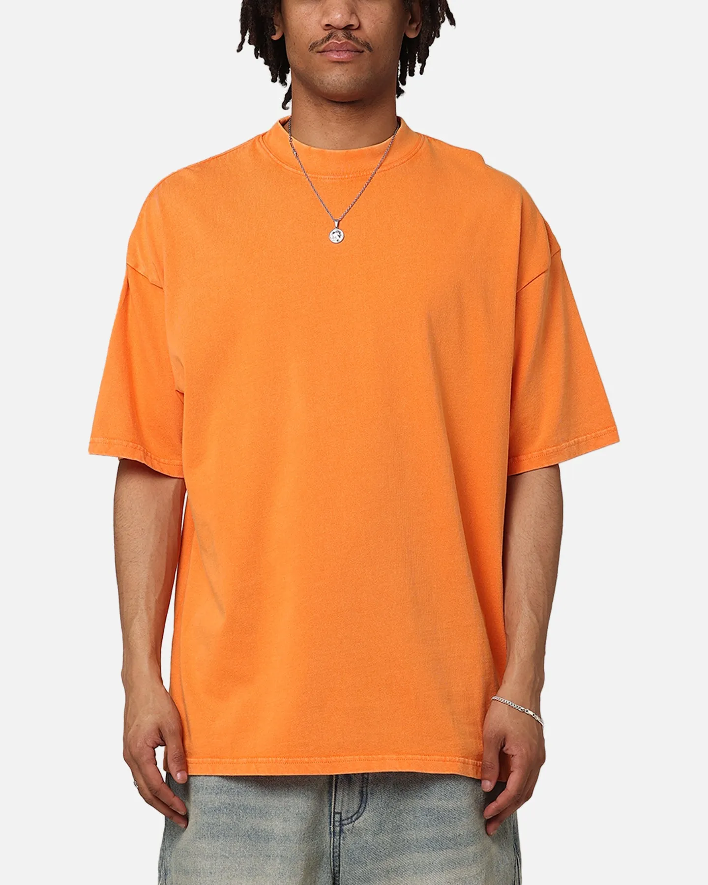 Culture Kings Oversized Blank T-Shirt Orange sold by Culture Kings