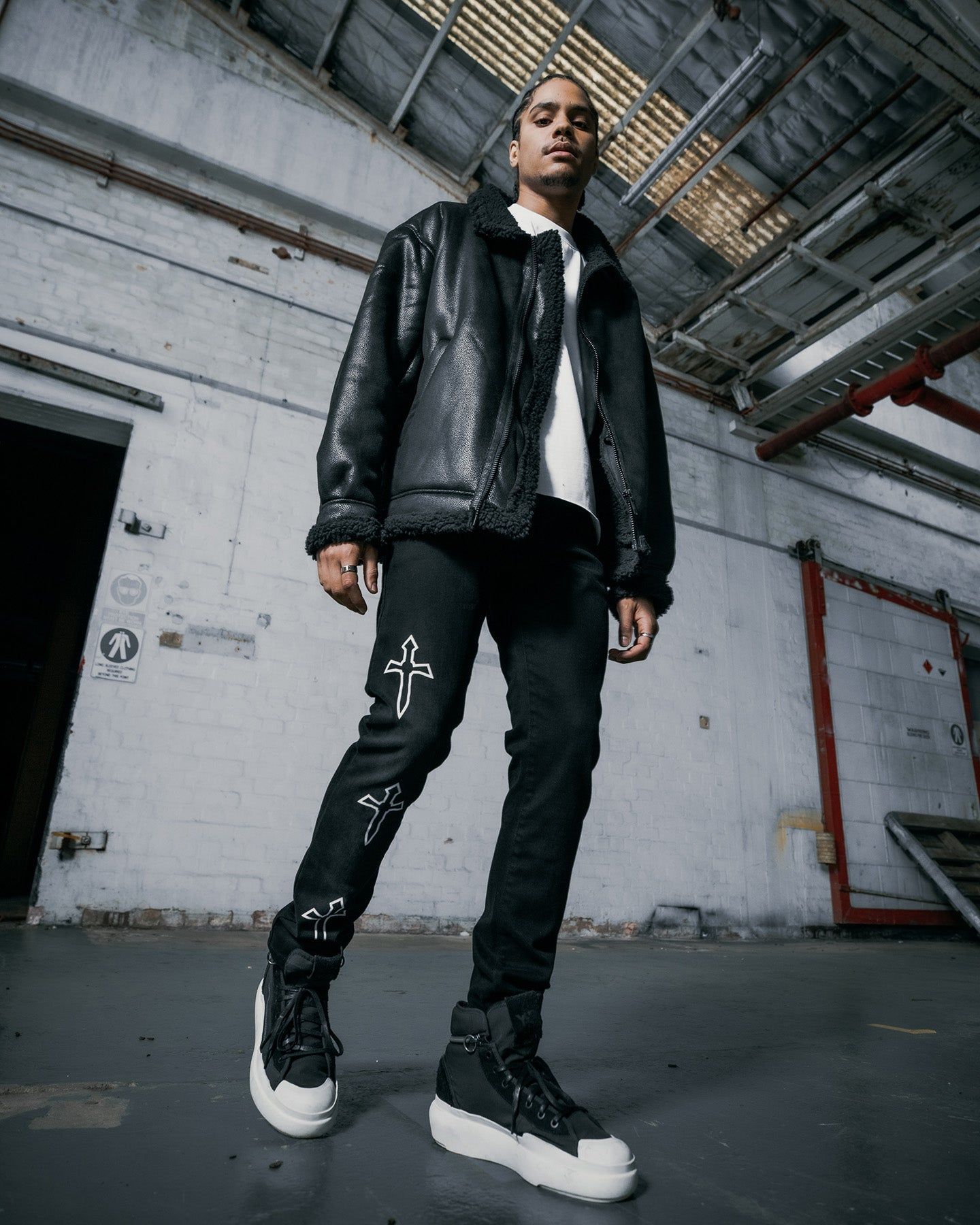 Saint Morta Daggers Skinny Jeans Black sold by Culture Kings product image thumbnail 2