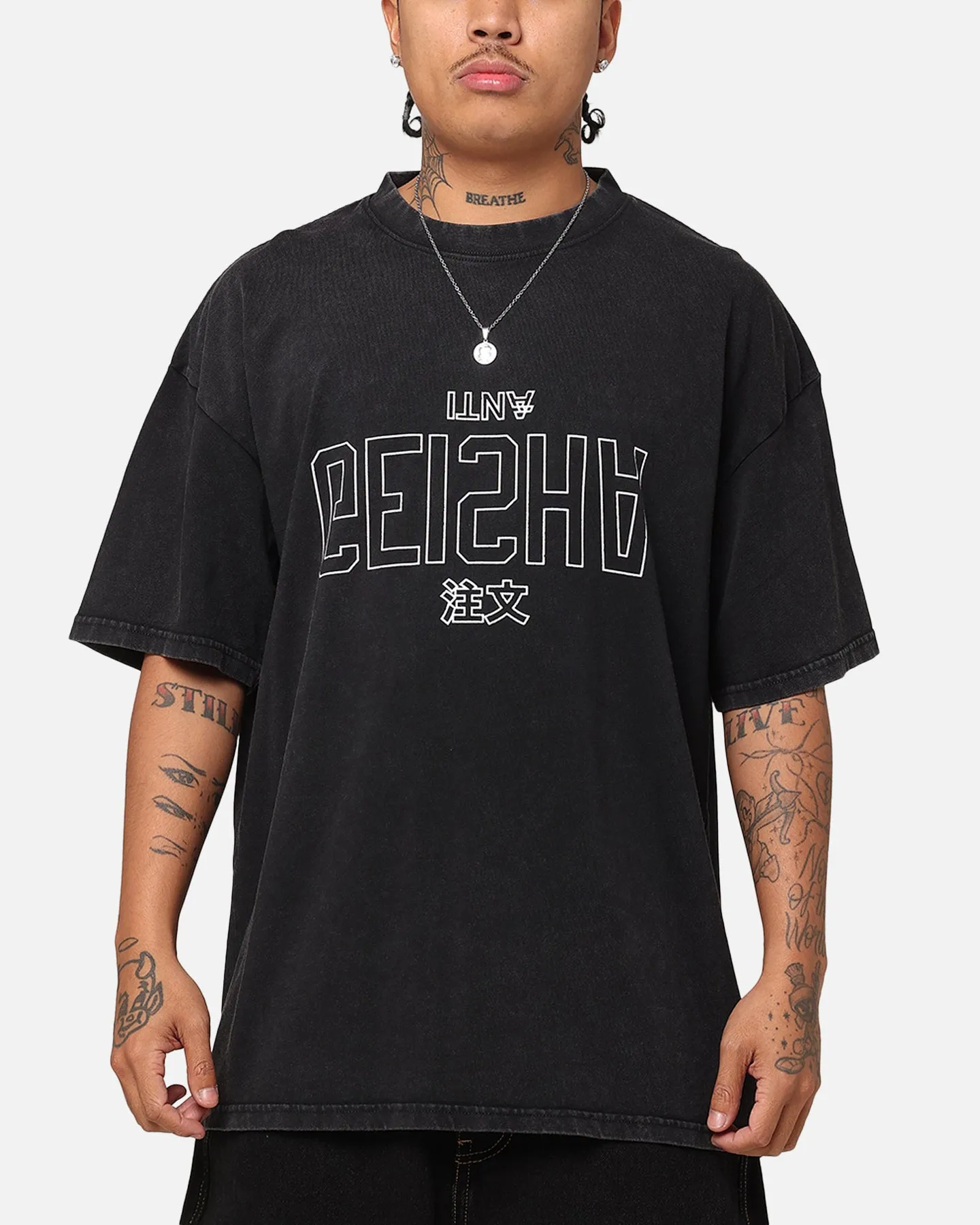 The Anti Order Geisha T-Shirt Black Acidwash sold by Culture Kings product image thumbnail 2