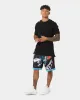 Mitchell & Ness Charlotte Hornets Blown Out Fashion Shorts Black sold by Culture Kings