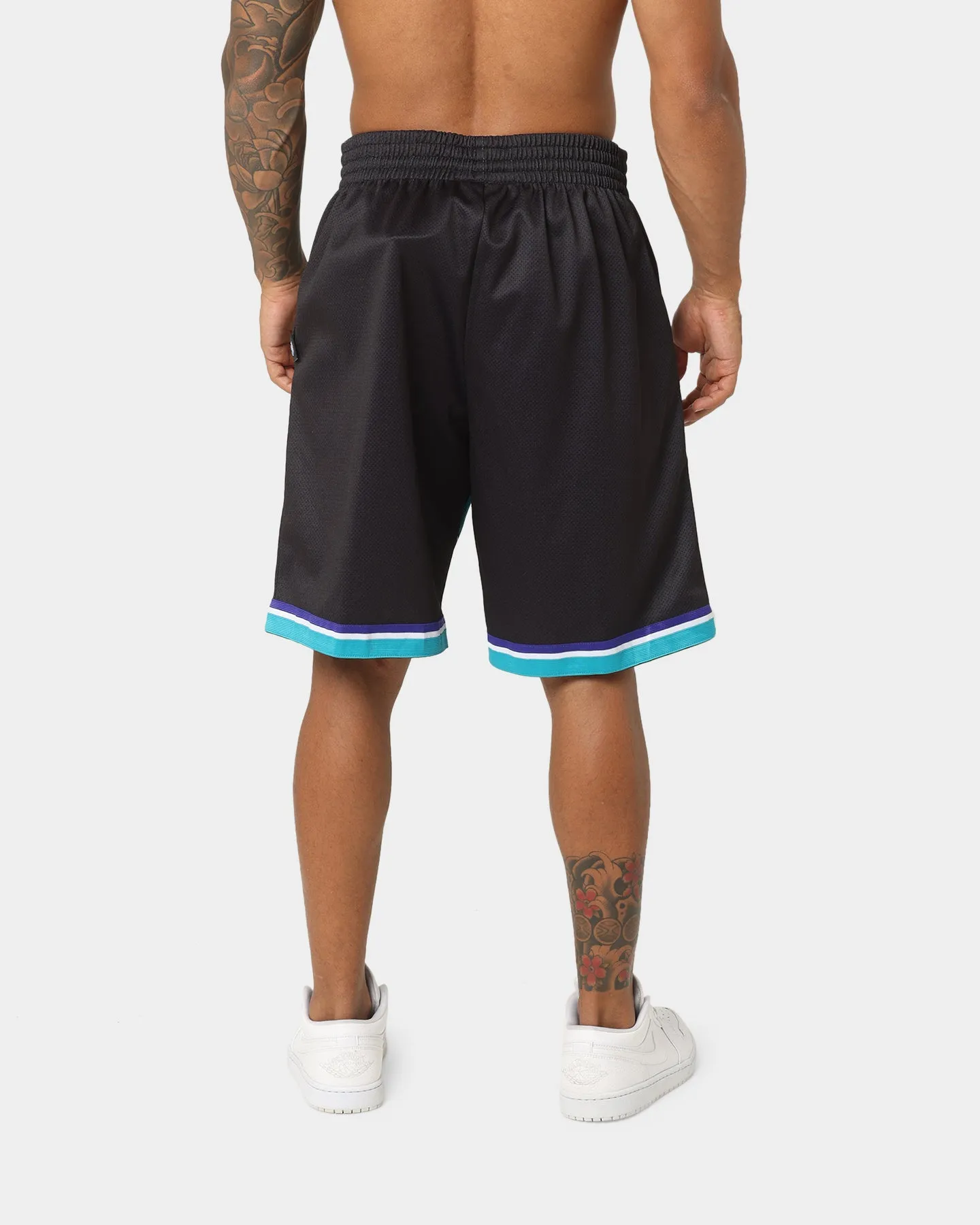 Mitchell & Ness Charlotte Hornets Blown Out Fashion Shorts Black sold by Culture Kings product image thumbnail 4