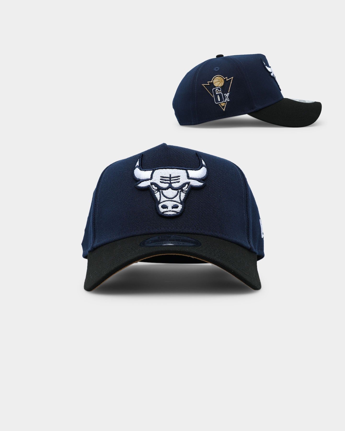 New Era Chicago Bulls 9FORTY A-Frame 2-Tone Snapback Dark Blue sold by Culture Kings