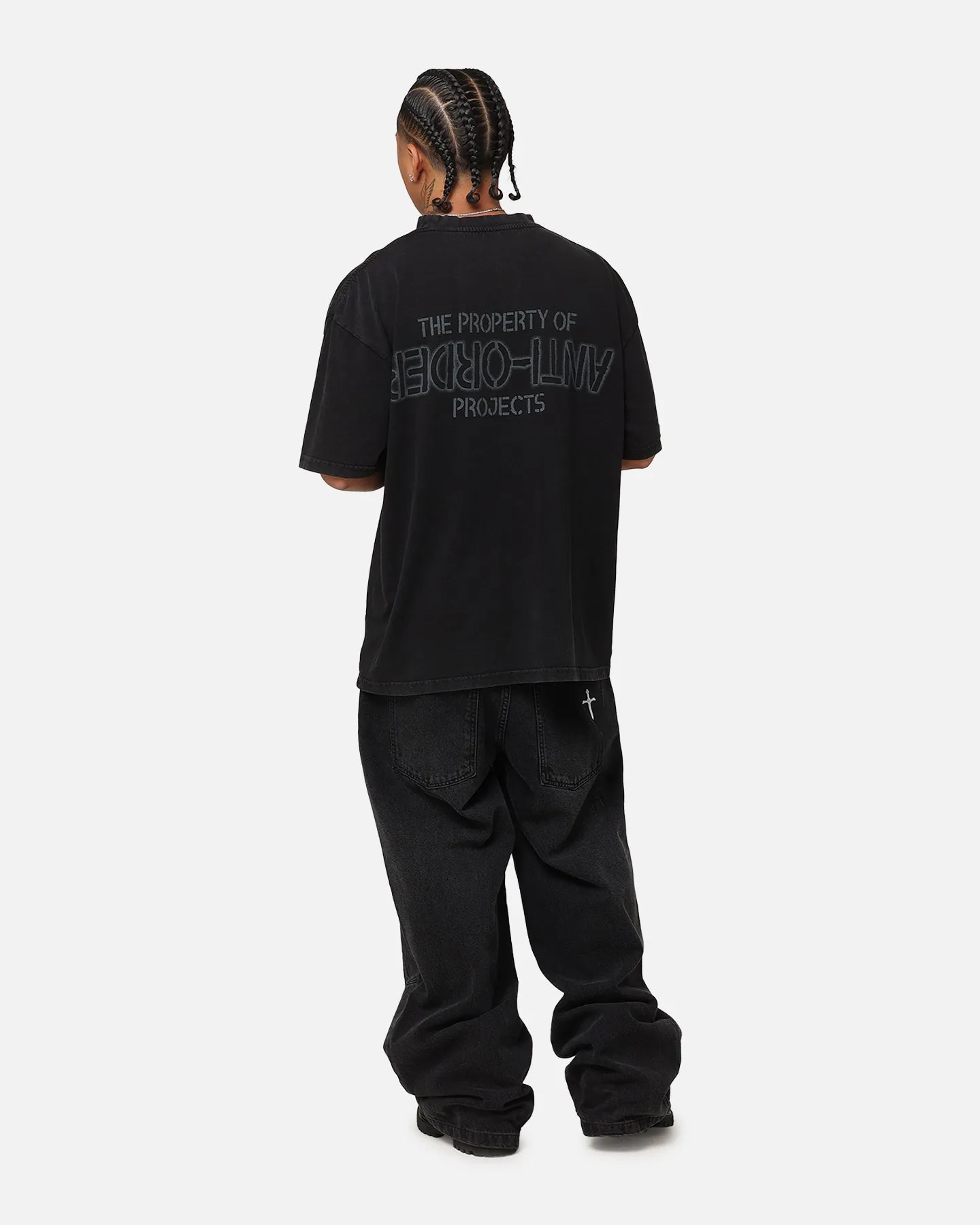 The Anti Order Anti-Order Projects T-Shirt Black Acidwash sold by Culture Kings product image thumbnail 3