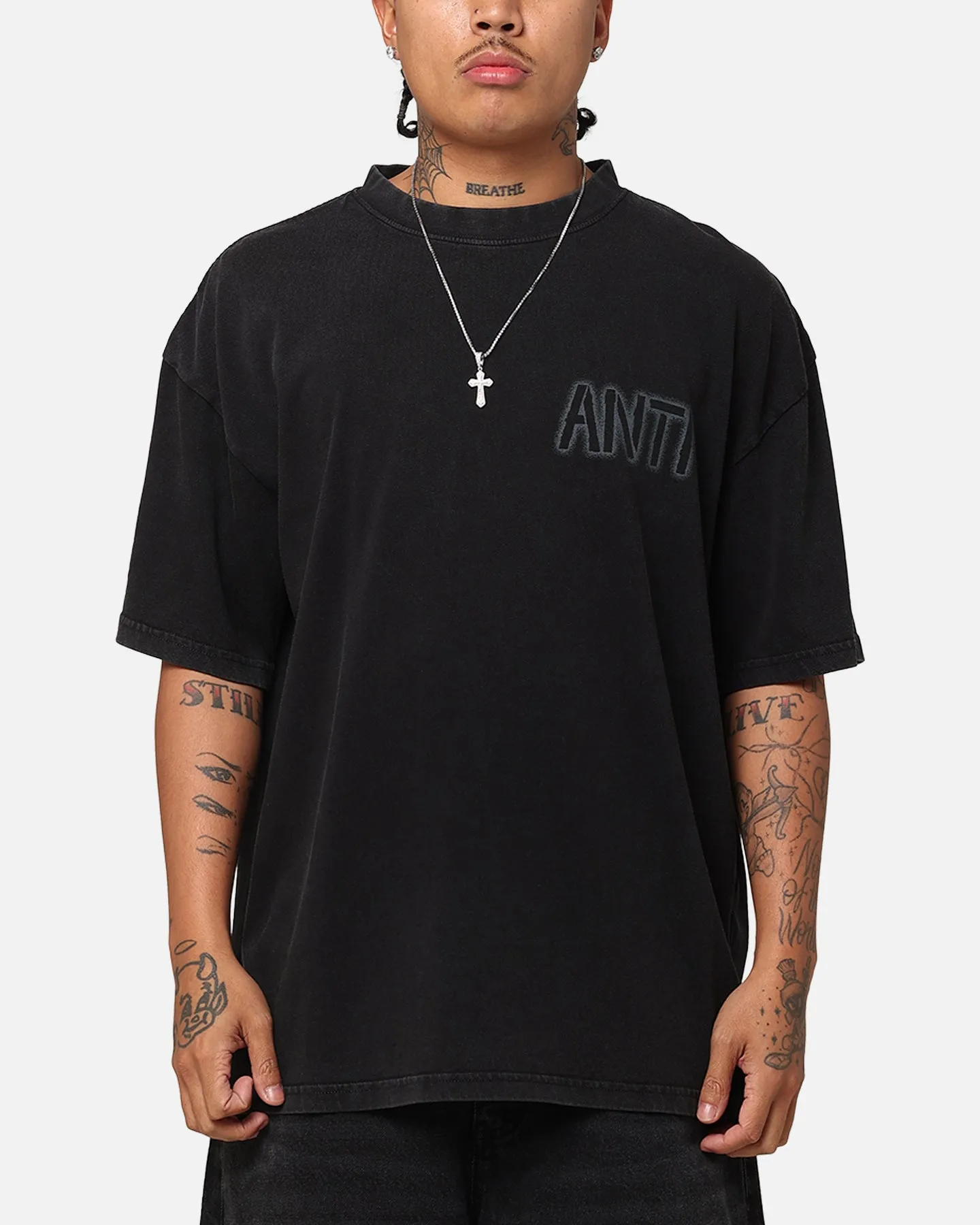 The Anti Order Anti-Order Projects T-Shirt Black Acidwash sold by Culture Kings product image thumbnail 2