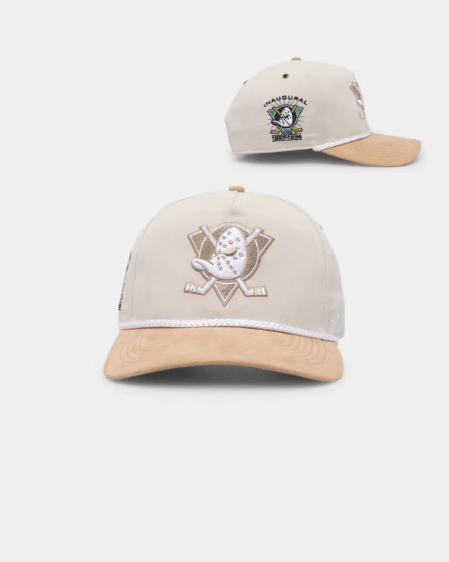 47 Brand Anaheim Ducks Sand Dune Snapback Bone/Khaki sold by Culture Kings