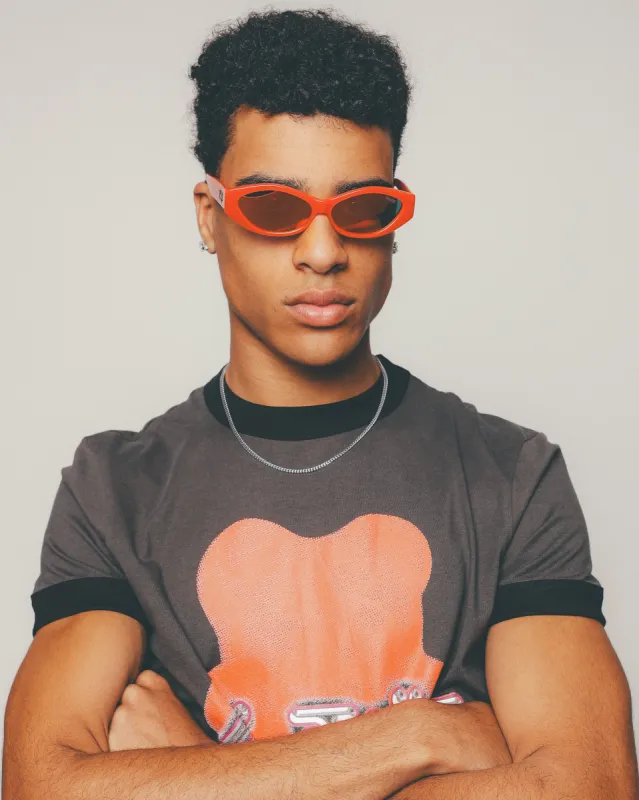 Loiter X Nuqe Ethereal Sunglasses Coral Crush sold by Culture Kings