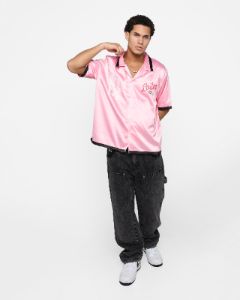 Loiter Flora Button Up T-Shirt Pink sold by Culture Kings