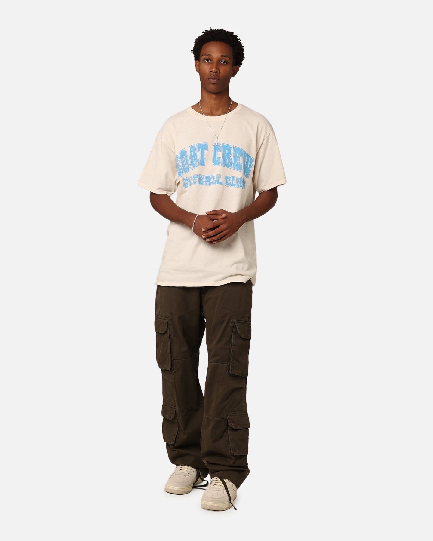 Goat Crew Football Club 10 T-Shirt Off White/Blue sold by Culture Kings product image thumbnail 2