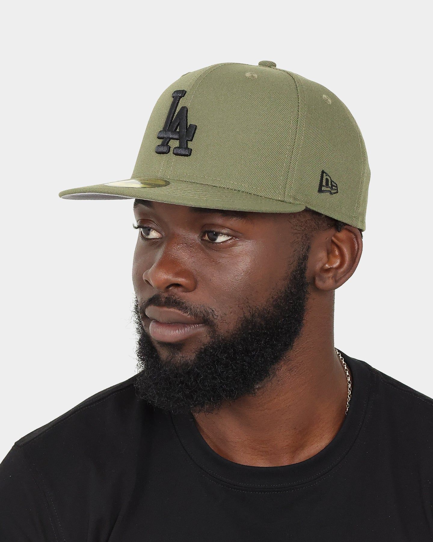 New Era Los Angeles Dodgers 'Olive Black' 59FIFTY Fitted New Olive sold by Culture Kings product image thumbnail 2