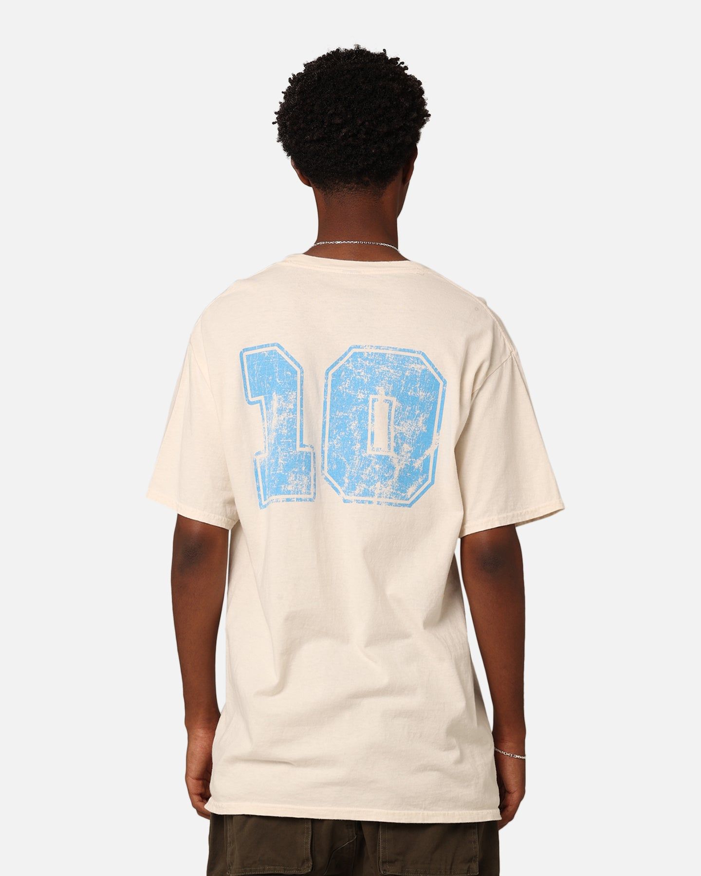 Goat Crew Football Club 10 T-Shirt Off White/Blue sold by Culture Kings product image thumbnail 5
