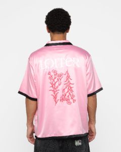 Loiter Flora Button Up T-Shirt Pink sold by Culture Kings
