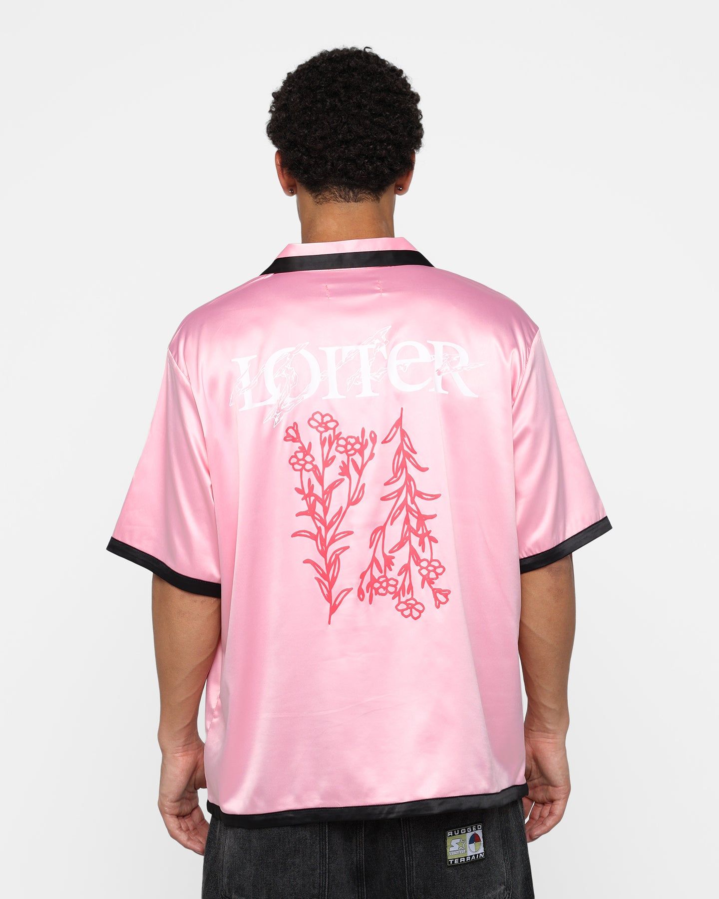 Loiter Flora Button Up T-Shirt Pink sold by Culture Kings product image thumbnail 5