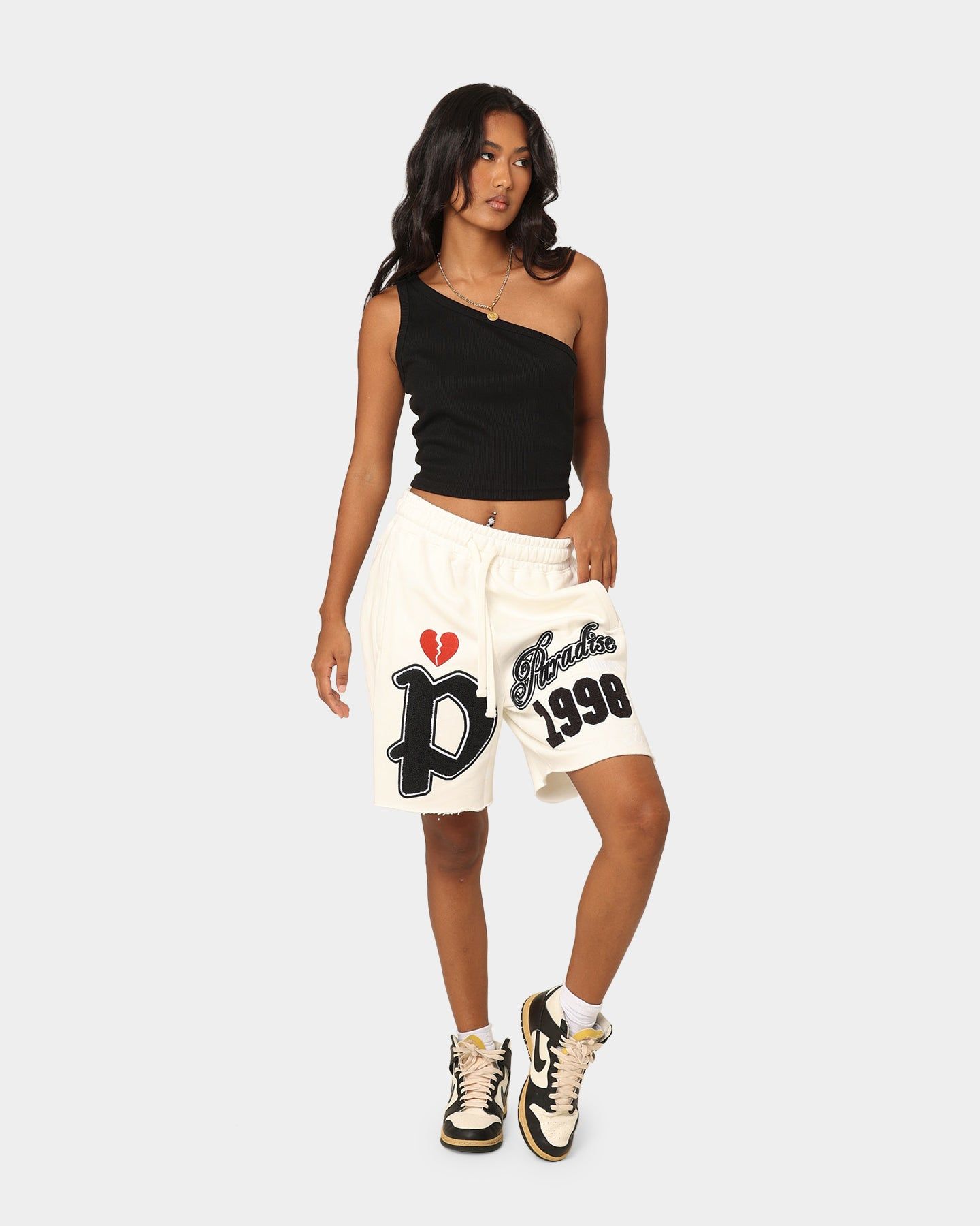 Loiter Paradise Fleece Shorts White sold by Culture Kings product image thumbnail 2