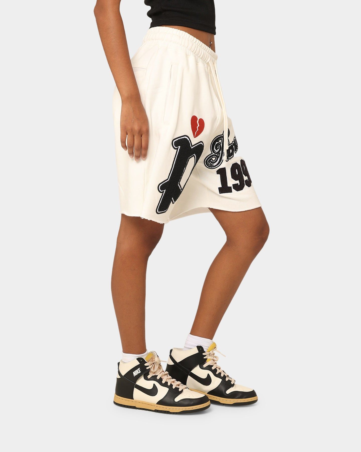 Loiter Paradise Fleece Shorts White sold by Culture Kings product image thumbnail 5