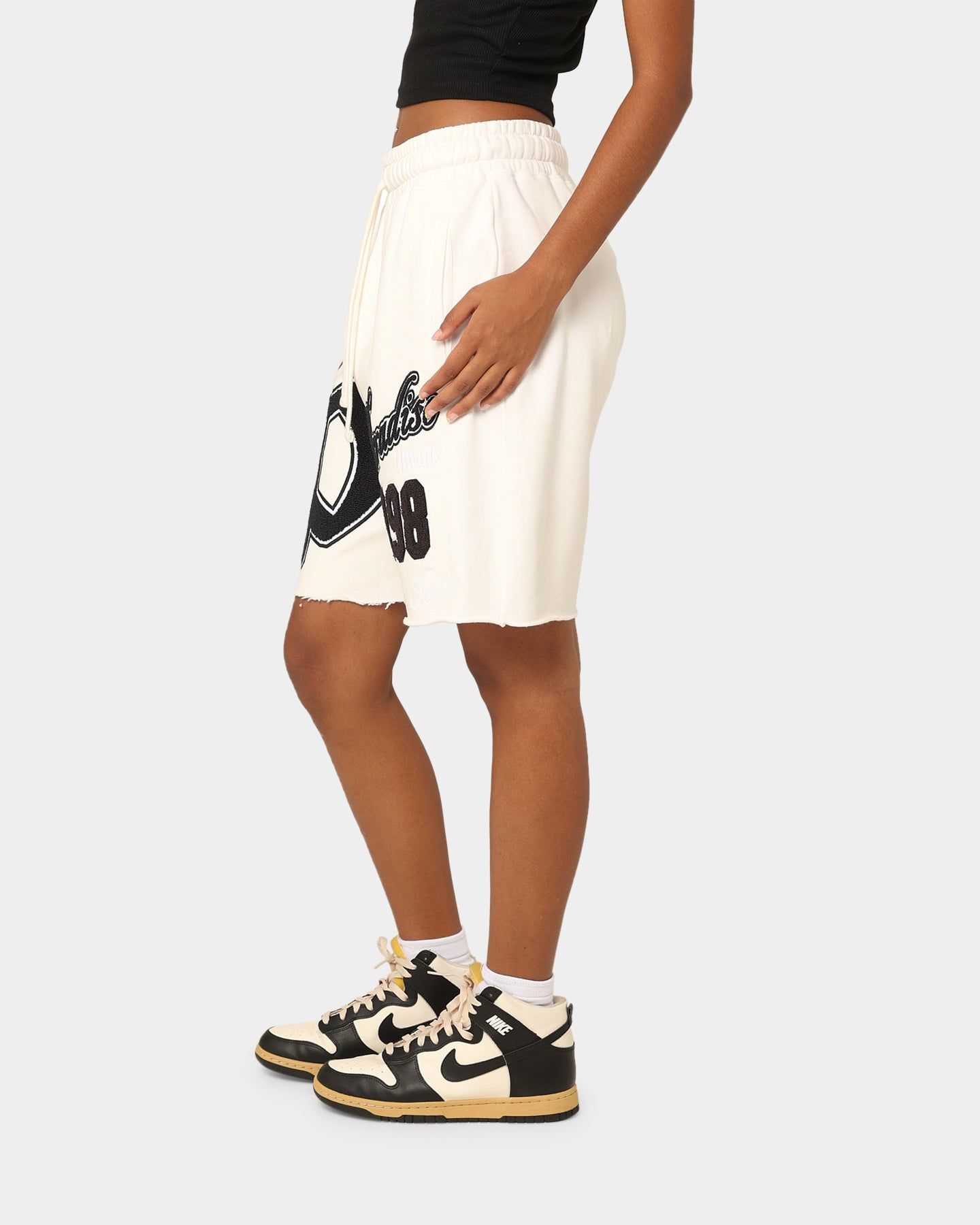 Loiter Paradise Fleece Shorts White sold by Culture Kings product image thumbnail 6