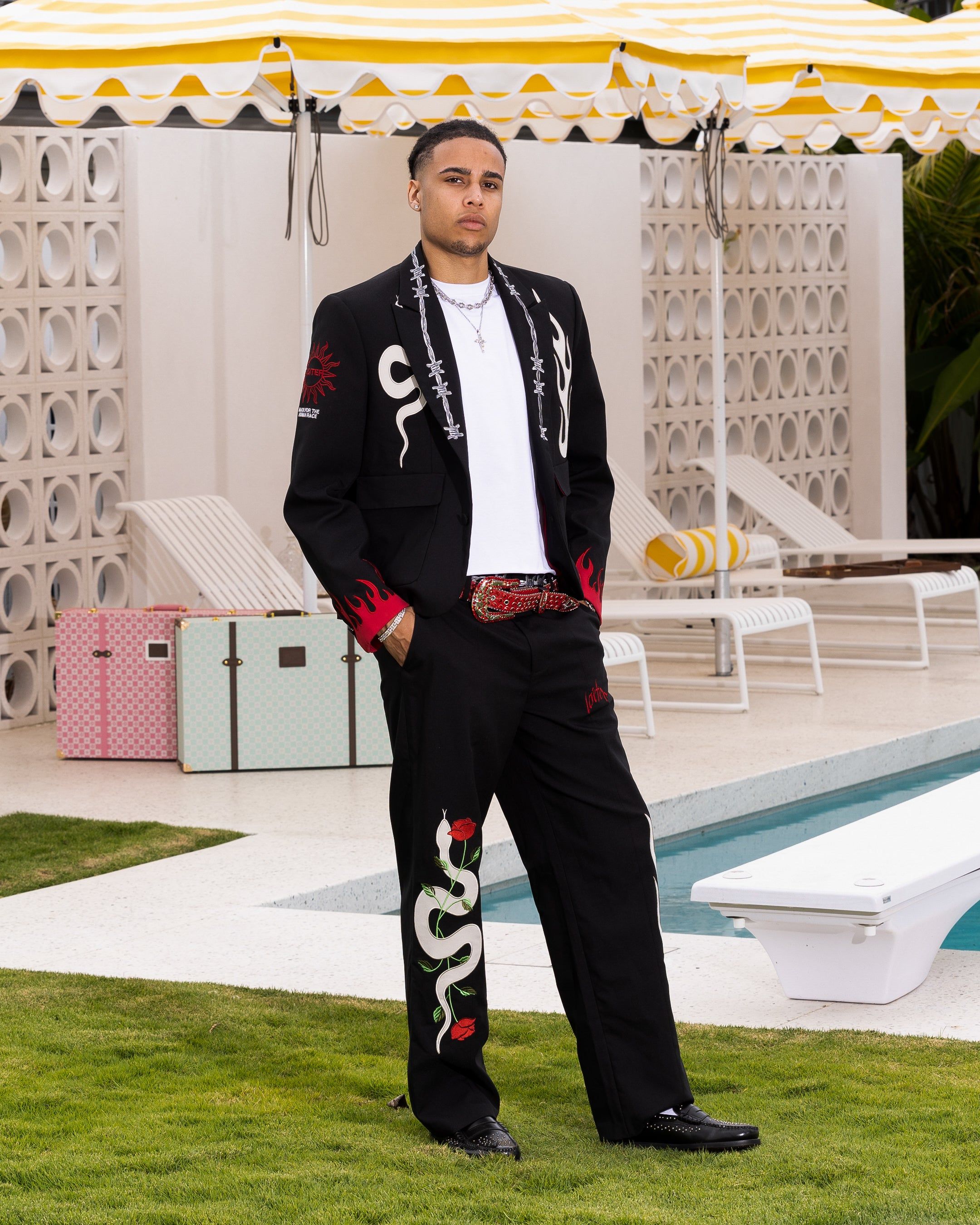 Loiter Western Trouser Black sold by Culture Kings product image thumbnail 2