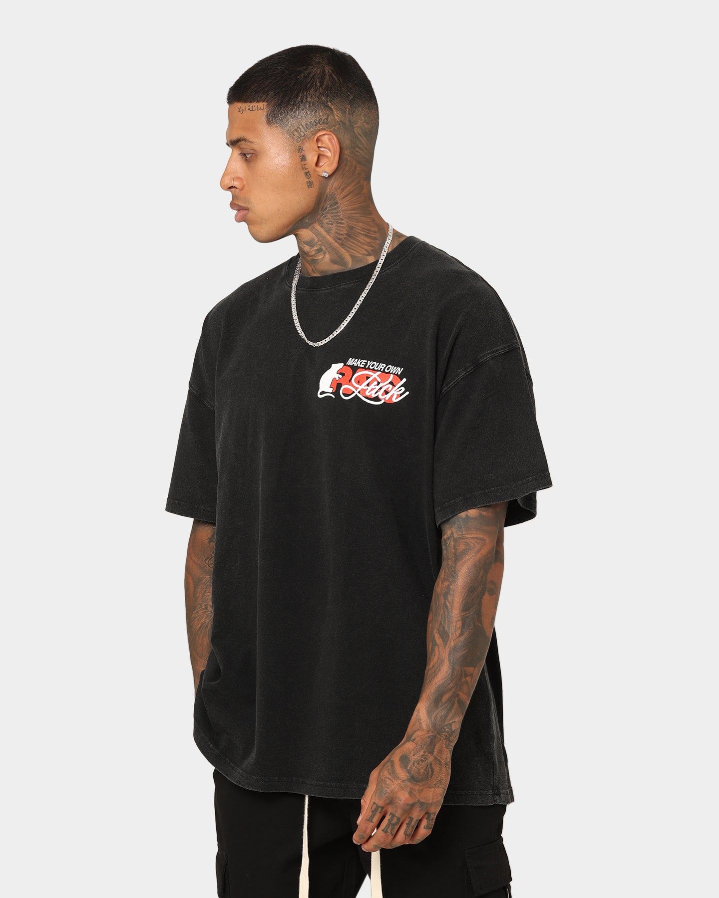 Rats Get Fat Own Luck Vintage T-Shirt Washed Black sold by Culture Kings product image thumbnail 7