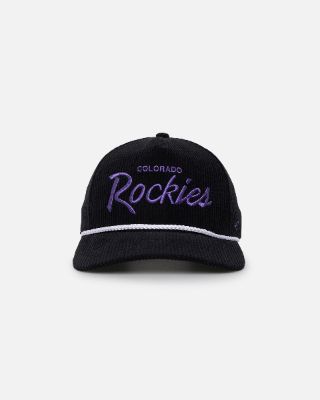 47 Brand Colorado Rockies Crossrope Snapback Black sold by Culture Kings