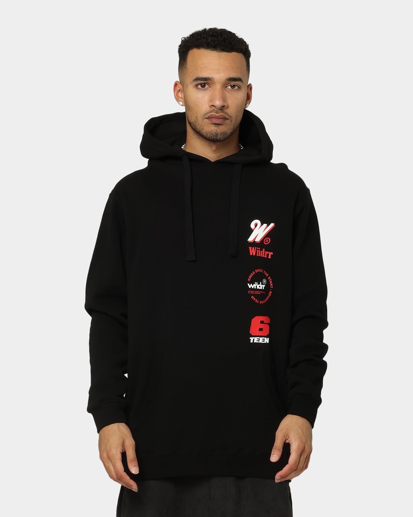 WNDRR Slender Hoodie Black sold by Culture Kings product image thumbnail 3