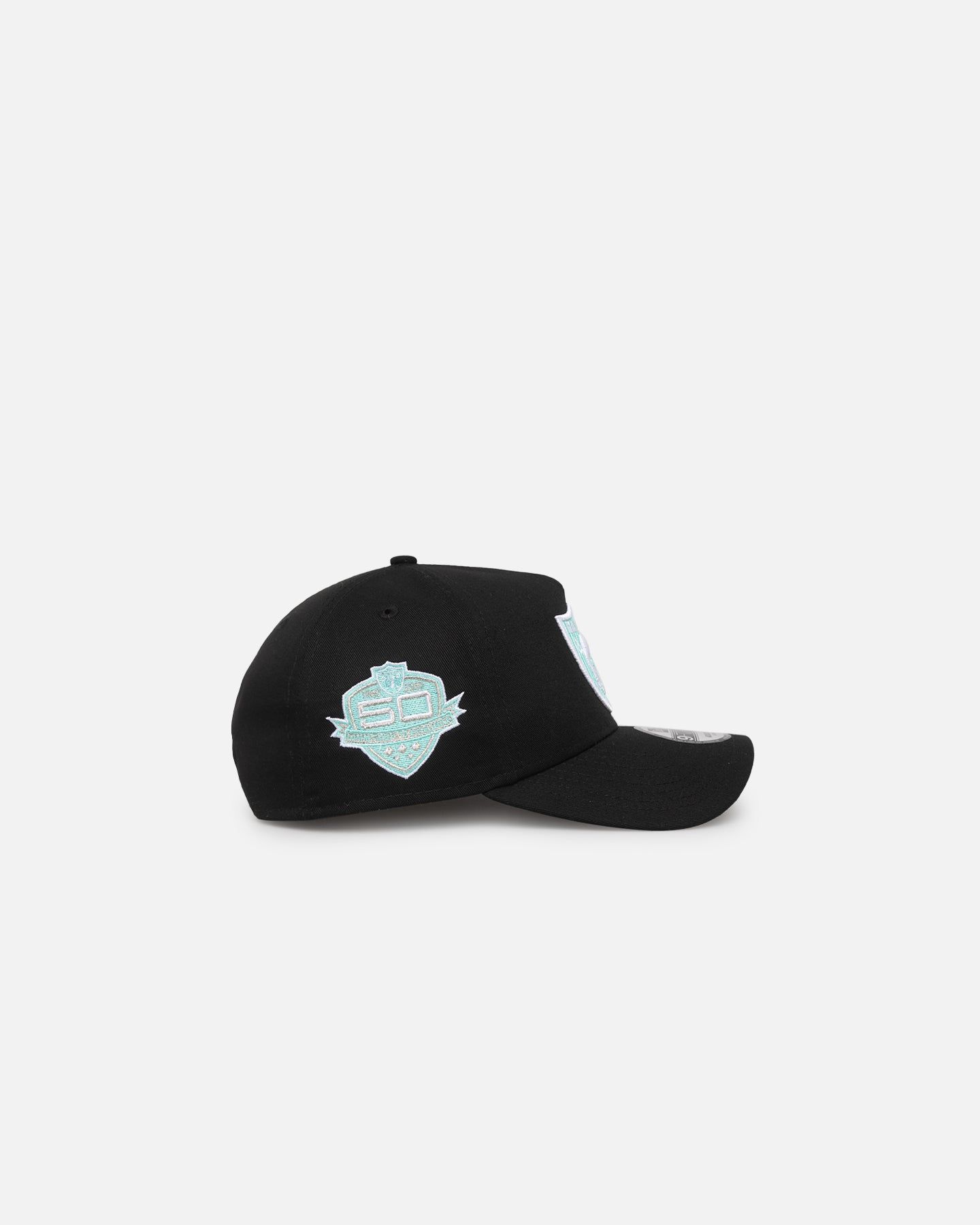 New Era Las Vegas Raiders 9FORTY A-Frame Snapback Black/Aqua Blue sold by Culture Kings product image thumbnail 3