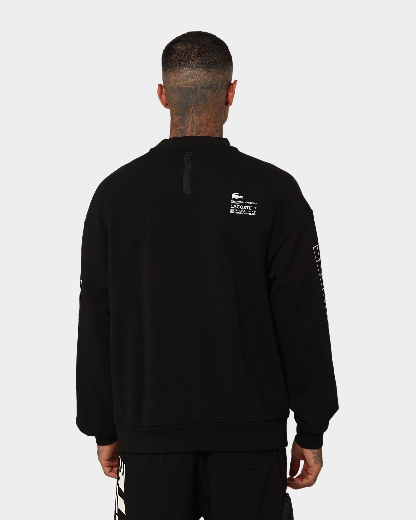 Lacoste Active Crewneck Sweater Black sold by Culture Kings product image thumbnail 4