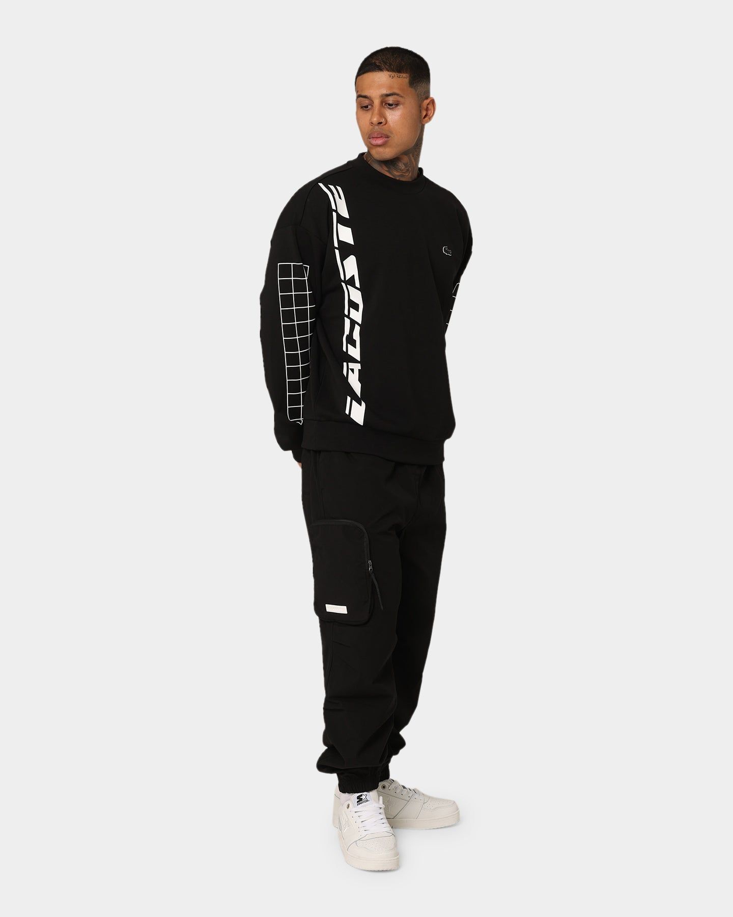 Lacoste Active Crewneck Sweater Black sold by Culture Kings product image thumbnail 2