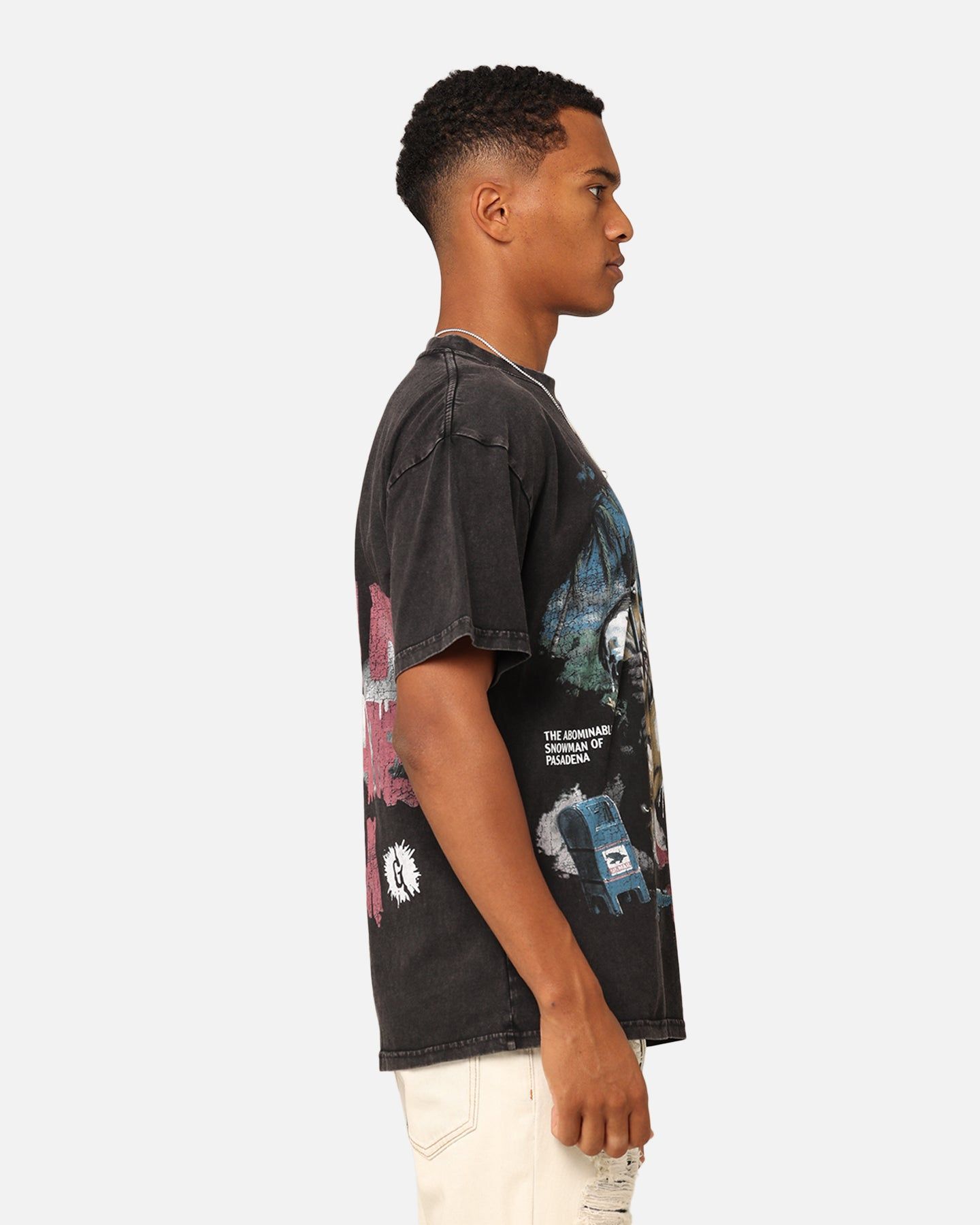 American Thrift X Goosebumps Abominable Snowman Vintage T-Shirt Black Wash sold by Culture Kings product image thumbnail 5