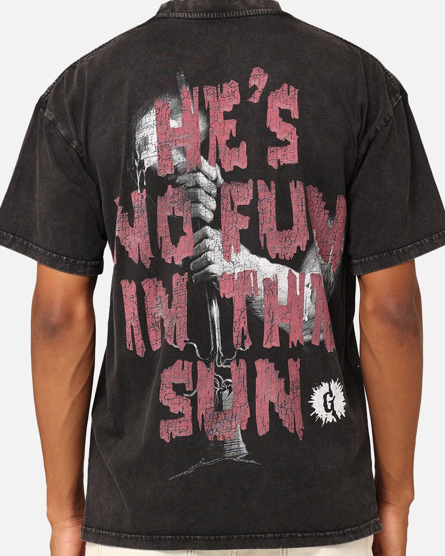 American Thrift X Goosebumps Abominable Snowman Vintage T-Shirt Black Wash sold by Culture Kings product image thumbnail 4