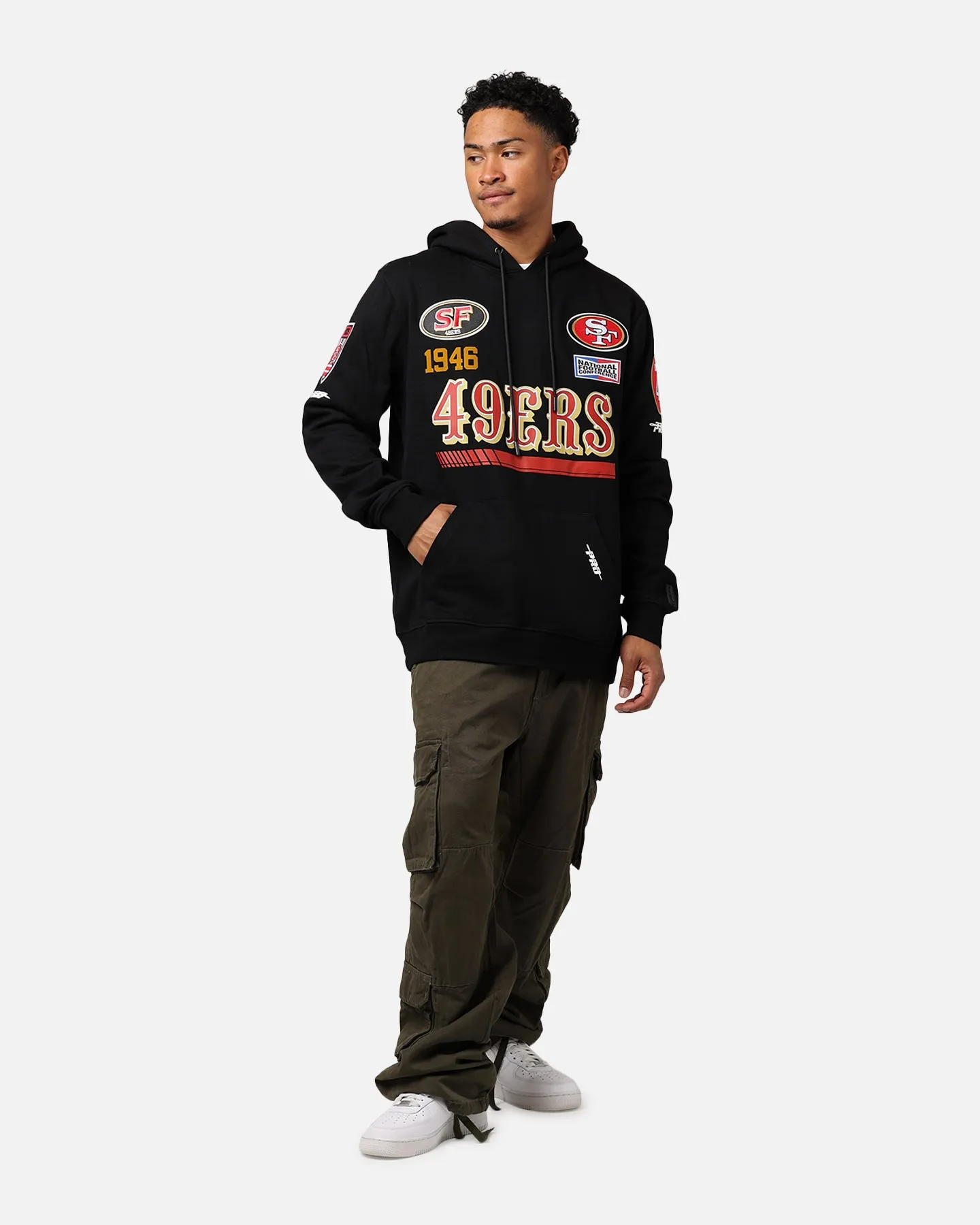Pro Standard San Francisco 49ers Fast Lane Hoodie Black sold by Culture Kings product image thumbnail 3