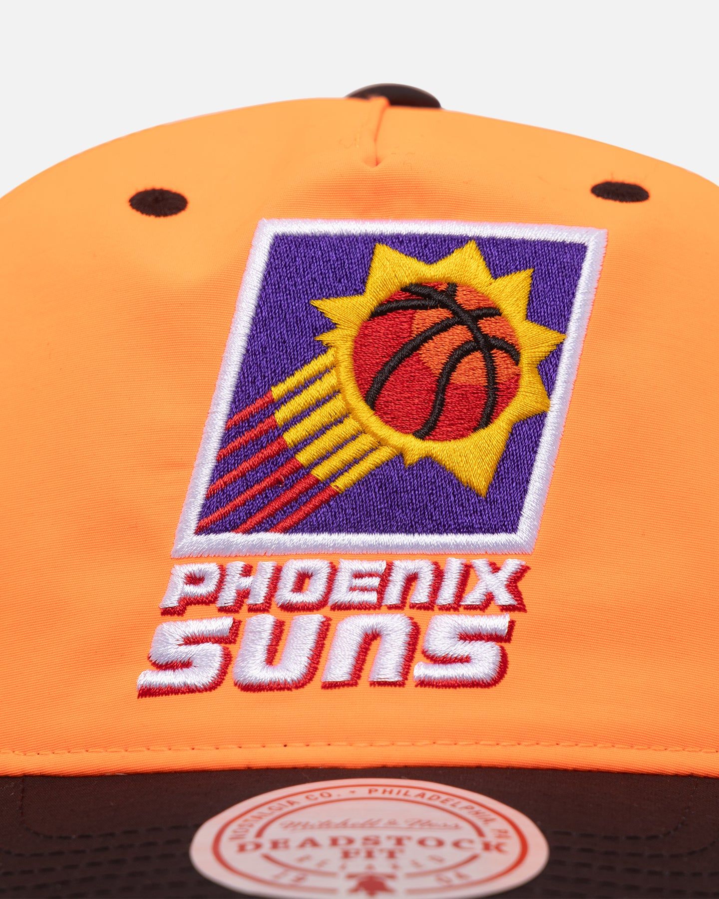 Mitchell & Ness Phoenix Suns Nylon Deadstock 2-Tone Snapback Bright Orange/Black sold by Culture Kings product image thumbnail 5