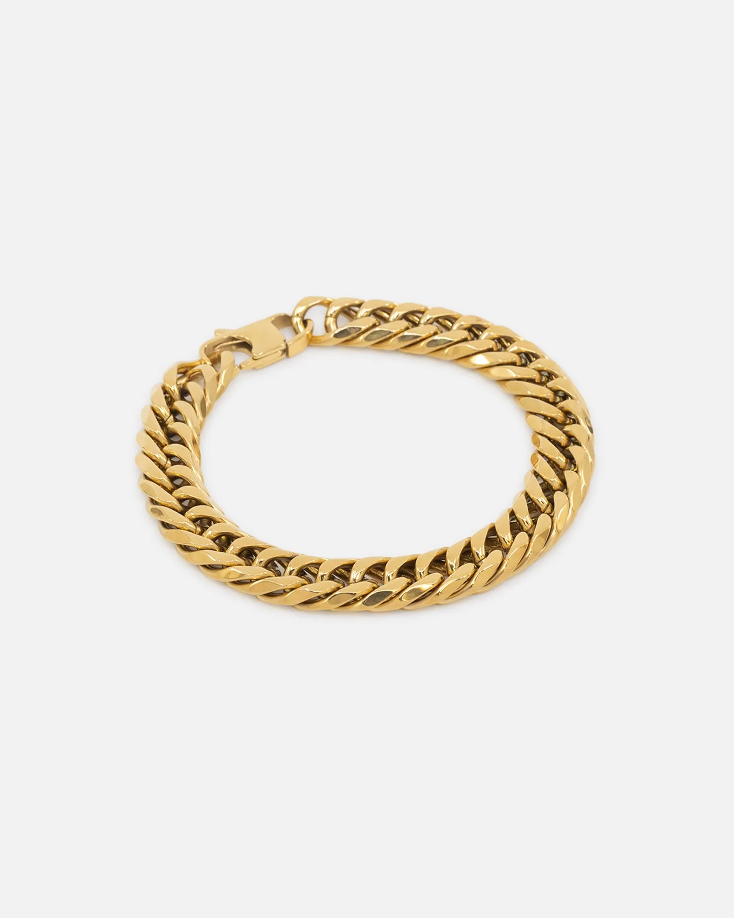 Saint Morta 12mm Double Link Bracelet Gold sold by Culture Kings