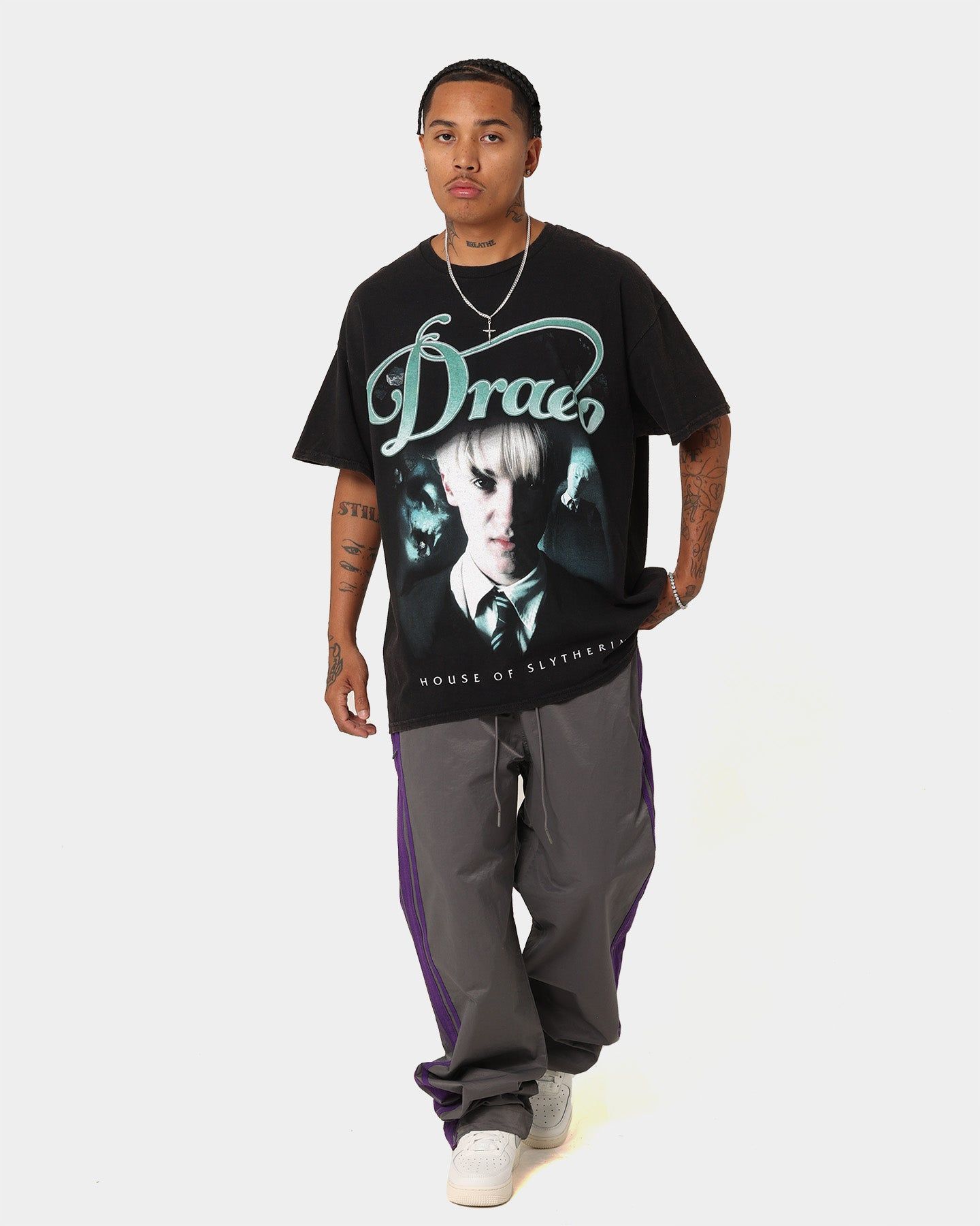 American Thrift X Harry Potter Draco Vintage T-Shirt Black Wash sold by Culture Kings product image thumbnail 2