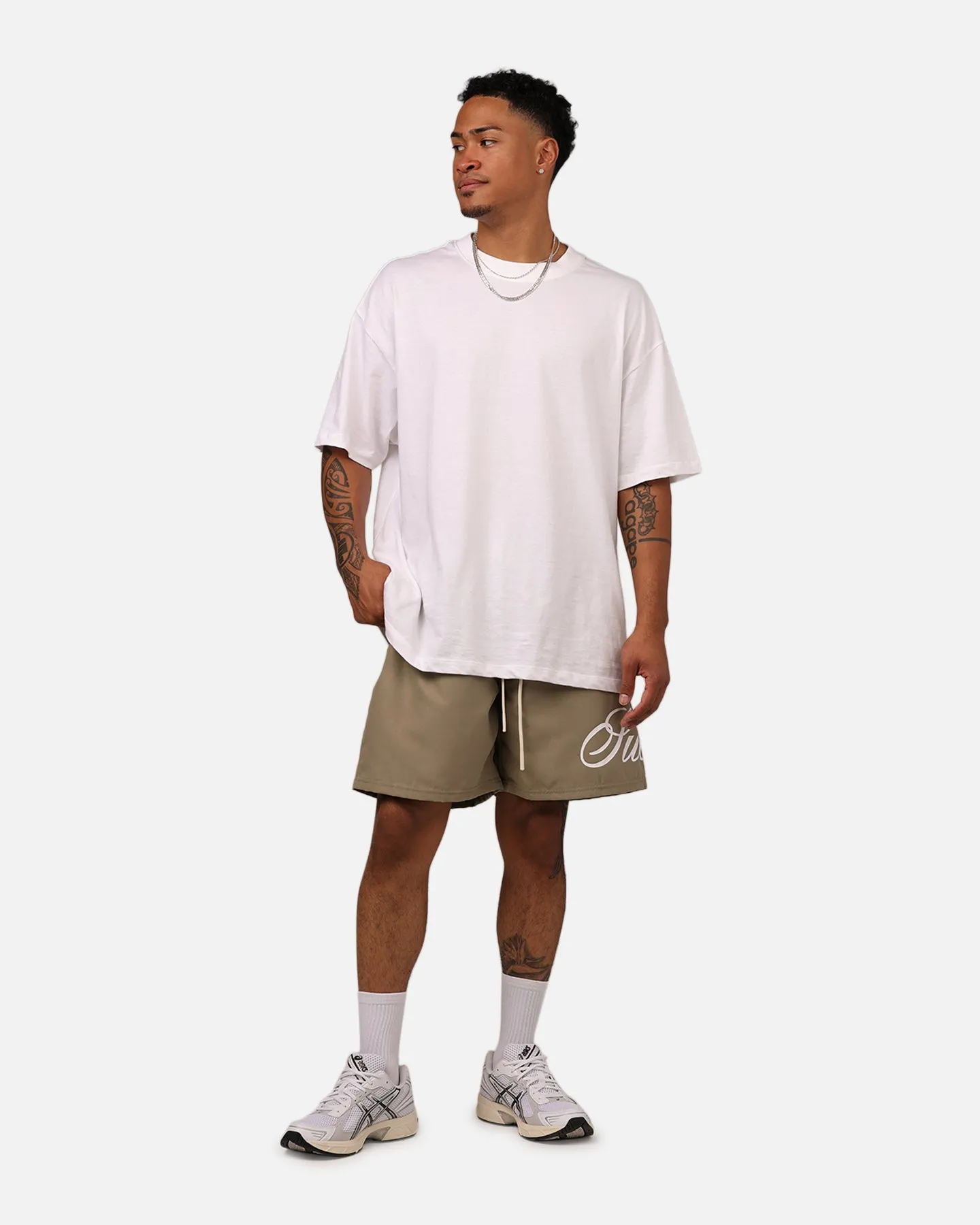 Sworn To Us Spirit Angel Swim Shorts Mushroom sold by Culture Kings product image thumbnail 2