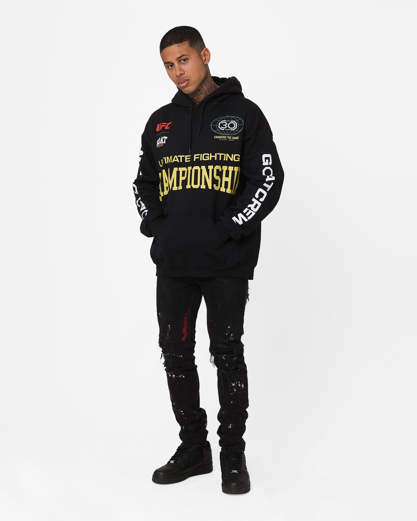 Goat Crew X UFC 30th Anniversary Hoodie Black sold by Culture Kings product image thumbnail 3