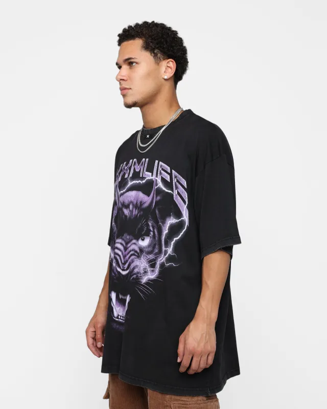 DXXMLIFE Panther Oversized Vintage T-Shirt Vintage Black sold by Culture Kings