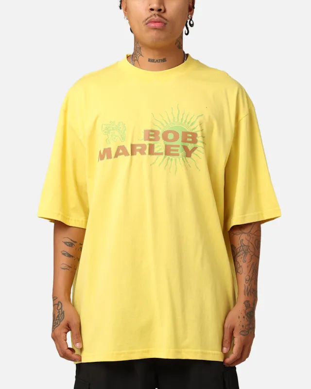Bob Marley Portrait T-Shirt Gold sold by Culture Kings