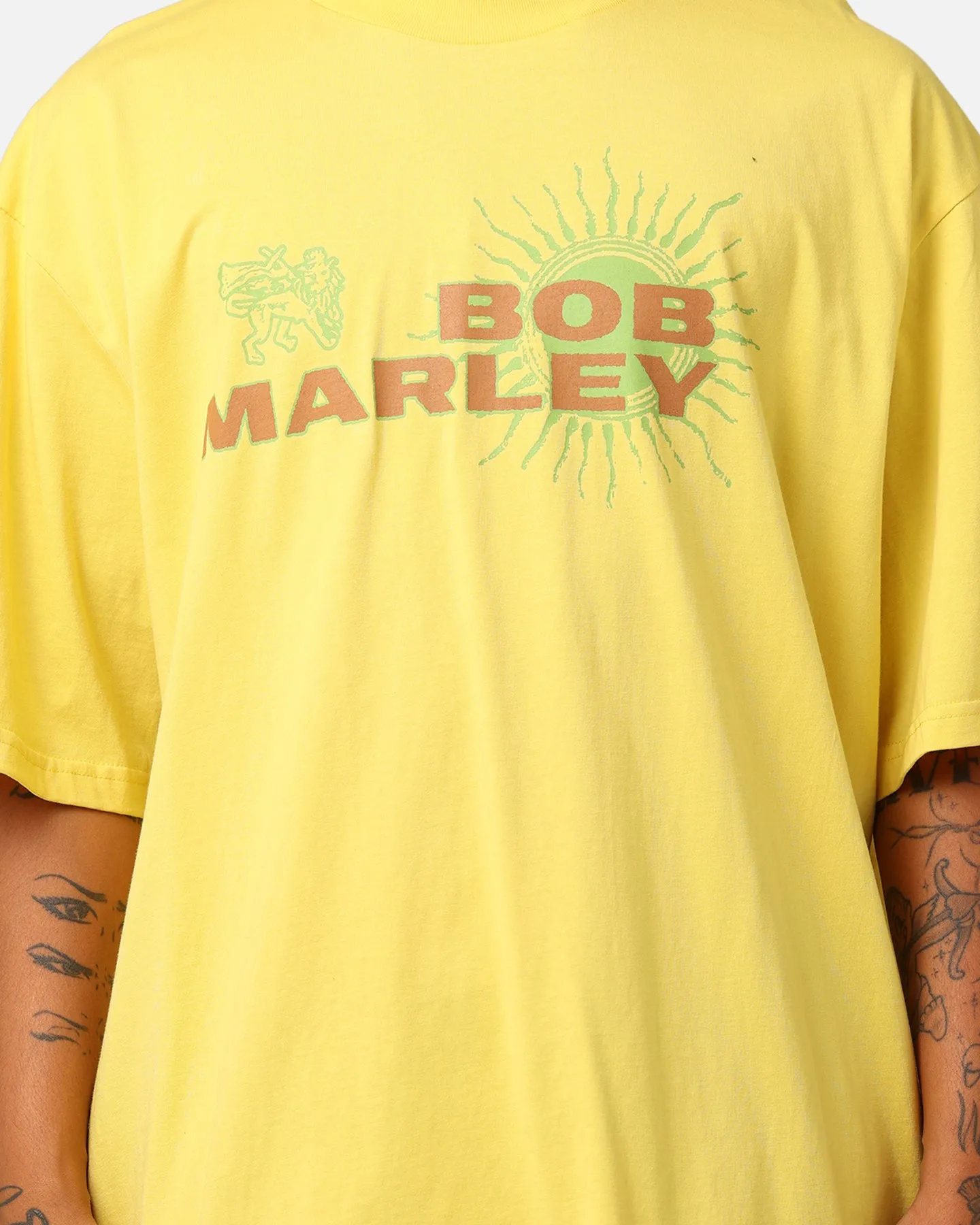 Bob Marley Portrait T-Shirt Gold sold by Culture Kings product image thumbnail 4