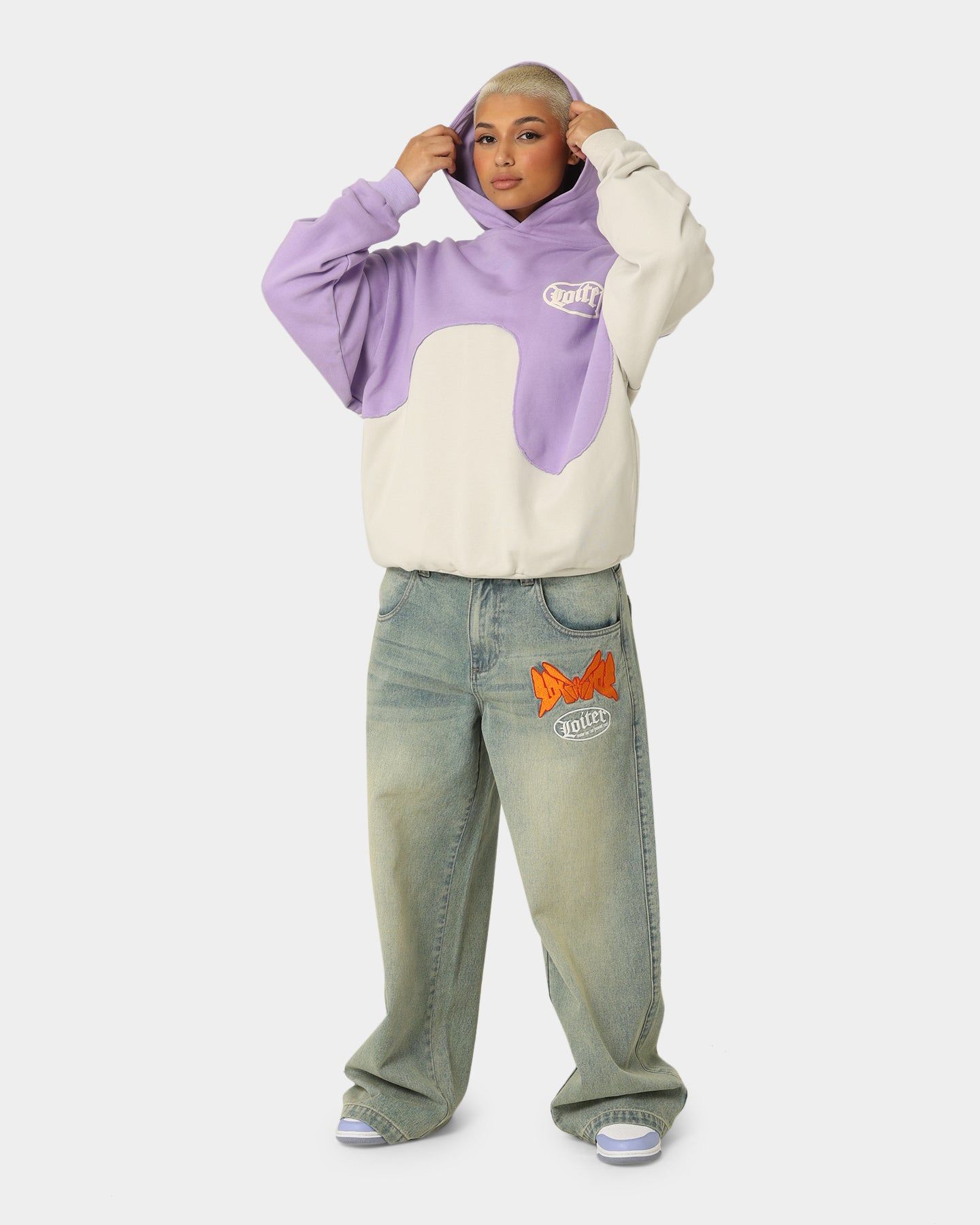 Loiter Palette Hoodie Purple/Grey sold by Culture Kings product image thumbnail 4
