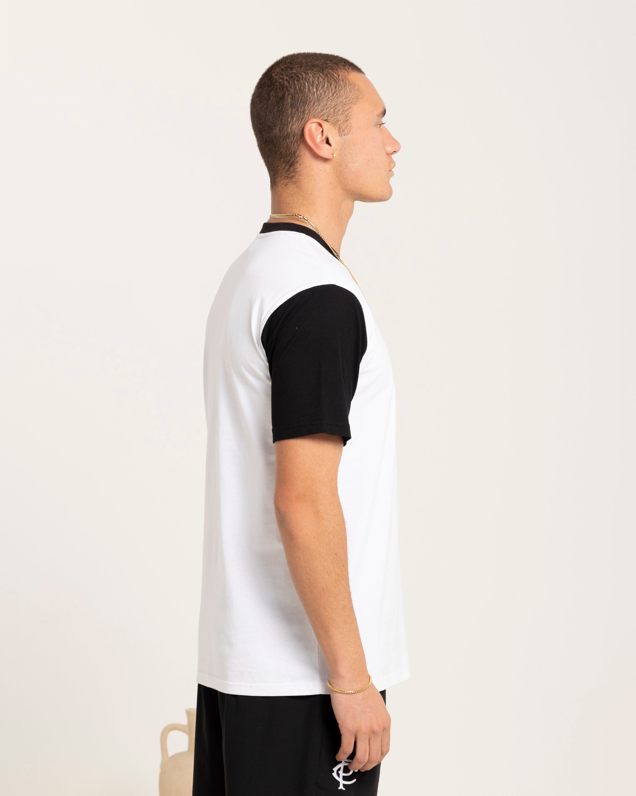 Carre Script Two Tone T-Shirt White/Black sold by Culture Kings product image thumbnail 5