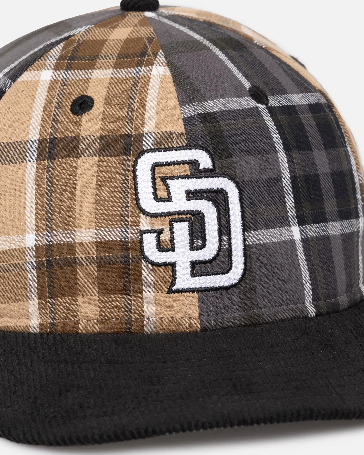 New Era San Diego Padres 'Multi Panel Plaid' 9FIFTY High Crown Strapback Plaid sold by Culture Kings product image thumbnail 2