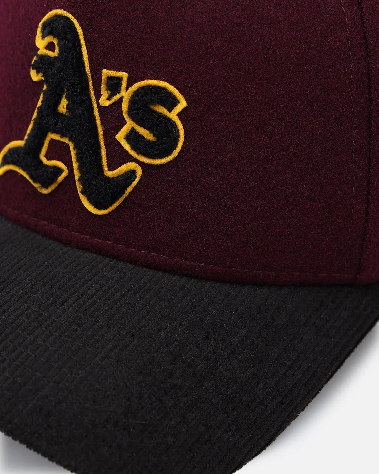 New Era Oakland Athletics 'Large Chenille' 9FORTY A-Frame Snapback Maroon sold by Culture Kings product image thumbnail 2